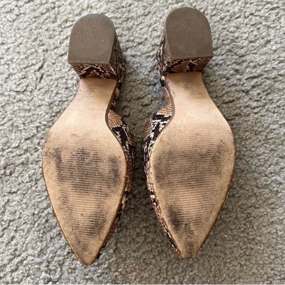 Womens Steve Madden snake skin heel - Picture 4 of 4